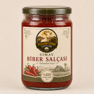 Simav Ev Tipi Biber Salçası – Cam Kavanoz