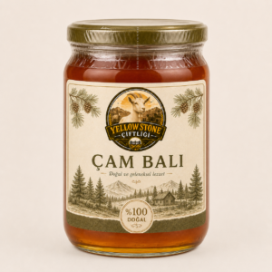 Doğal Süzme Çam Balı – Cam Kavanoz