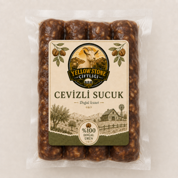 Geleneksel Cevizli Sucuk – Vakumlu Paket