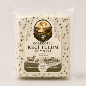 Çörekotlu Keçi Tulum Peyniri – Vakumlu Paket