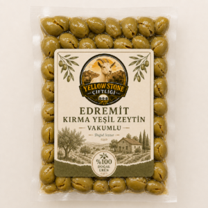 Edremit Kırma Yeşil Zeytin – Vakumlu Paket