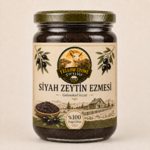 Gemlik Siyah Zeytin Ezmesi – Cam Kavanoz