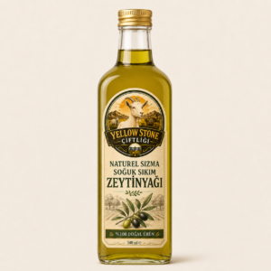 Naturel Sızma Soğuk Sıkım Zeytinyağı – Cam Şişe